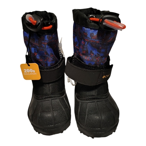 Columbia Kids Boots - Black and Blue - Picture 1 of 9